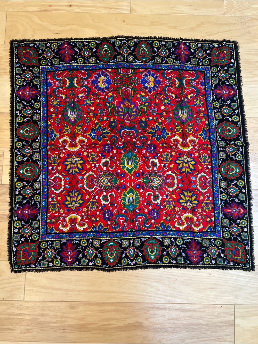 Persian style Square Scarf - Women Accessories 32”X32”